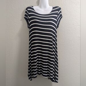 Black and White striped dress